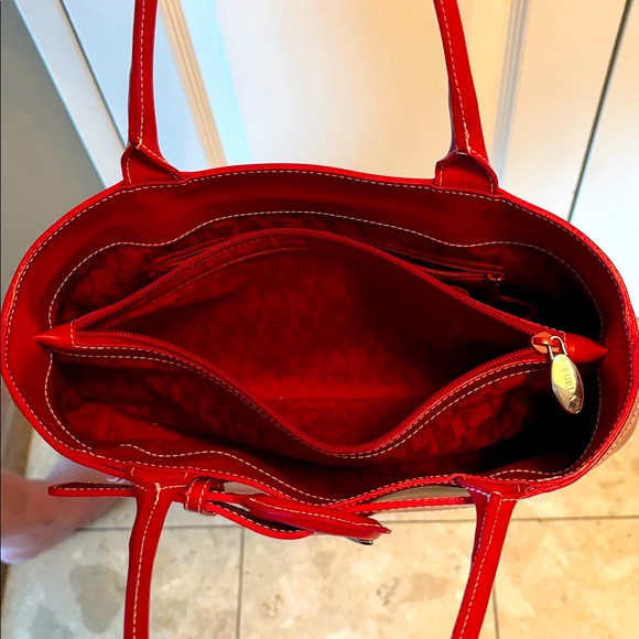 Red Furla leather handbag - Picture 9 of 9